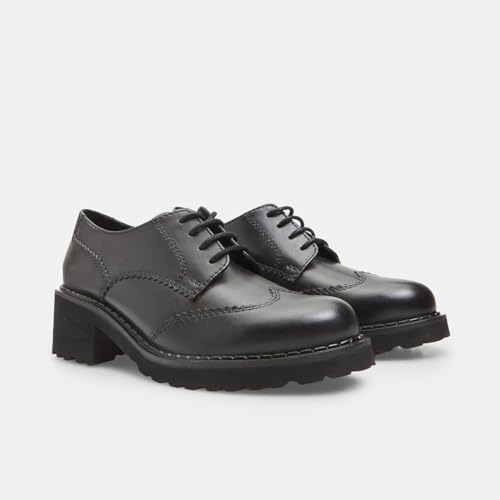 Bata chaussures à lacets femme cuir talon 4,5 cm
