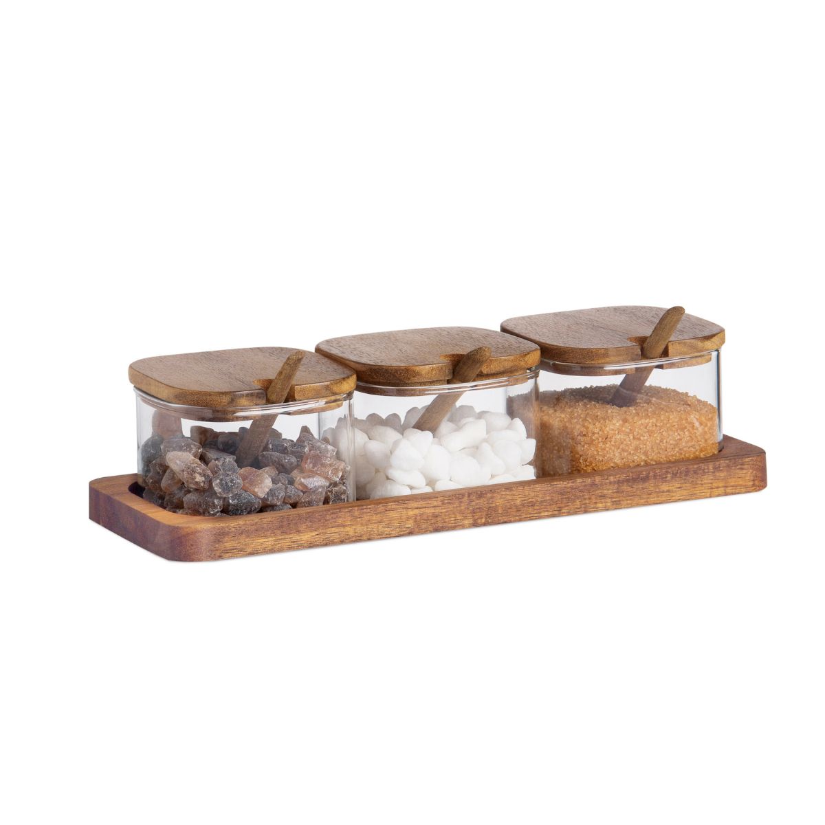 Andrea House Cocina bocaux en verre bois naturel cuisine