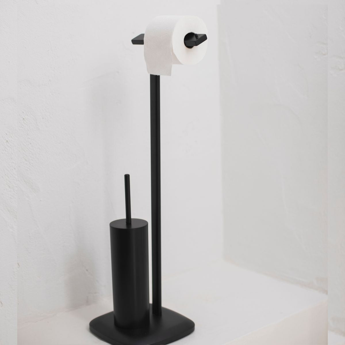 Andrea House set WC métal noir moderne