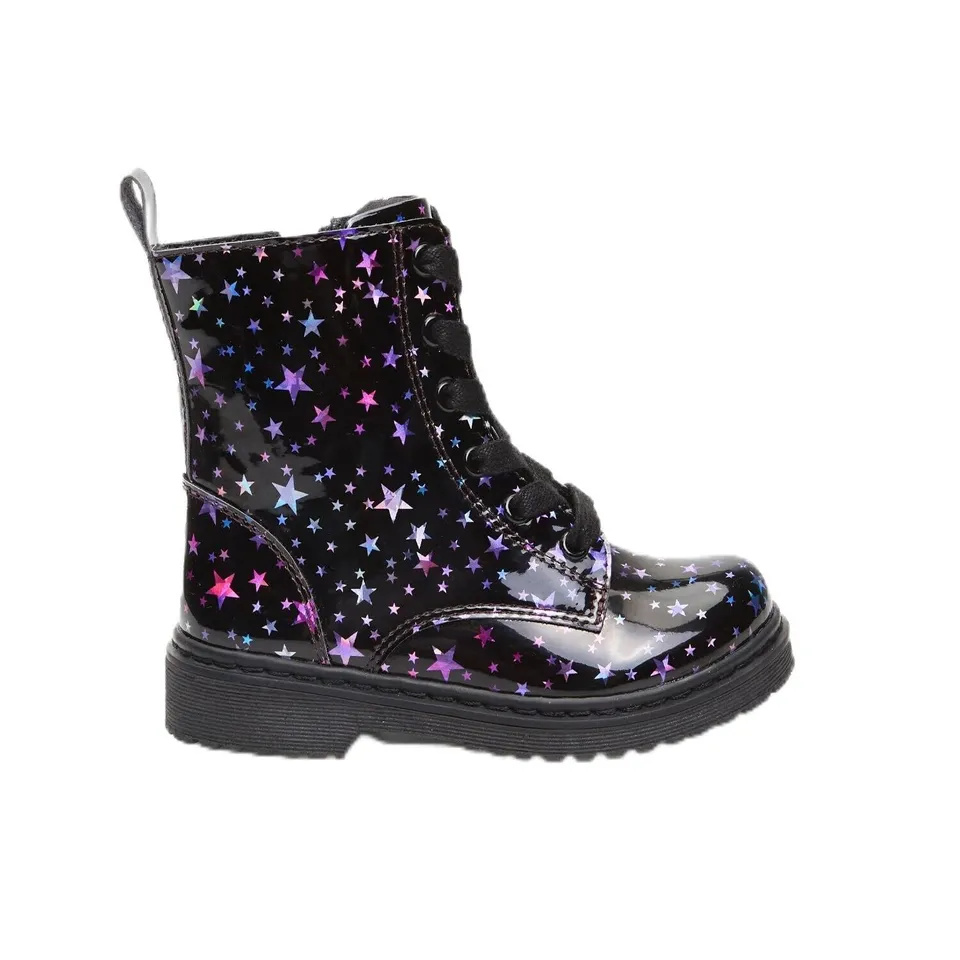 Bata Bottes fille vernies étoiles pluie