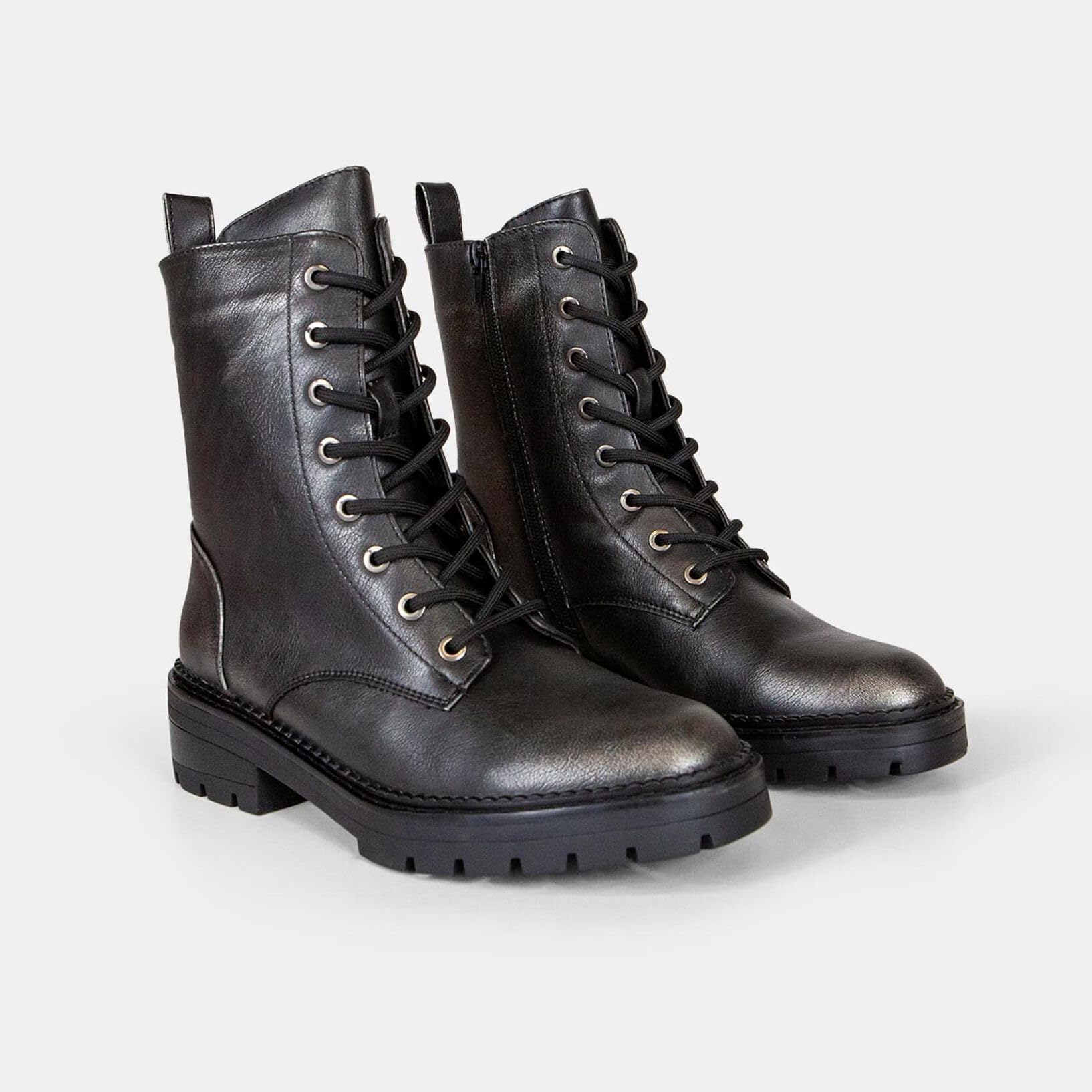 Bata boots argentées femme bottes brillantes