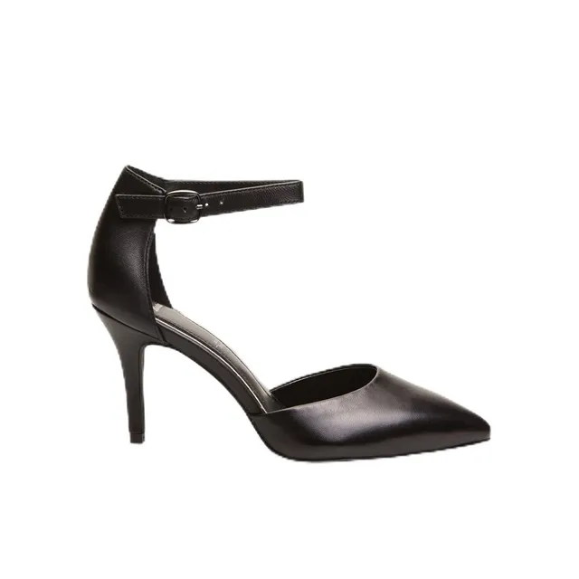 Bata escarpins femme cuir à bride talons