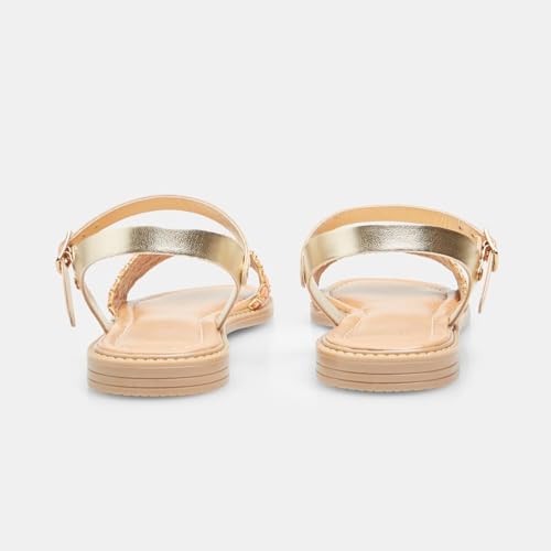 Bata sandales fille tressé boucle cuir été