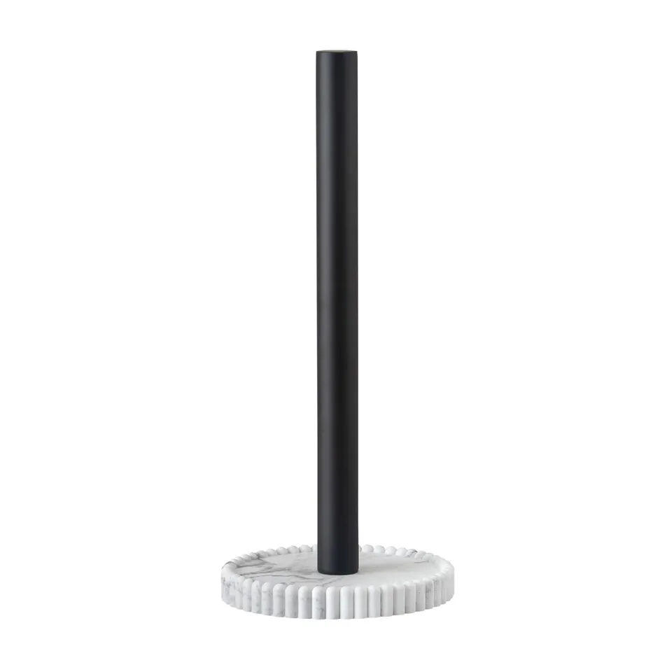 Andrea House Porte-rouleau cuisine blanc noir