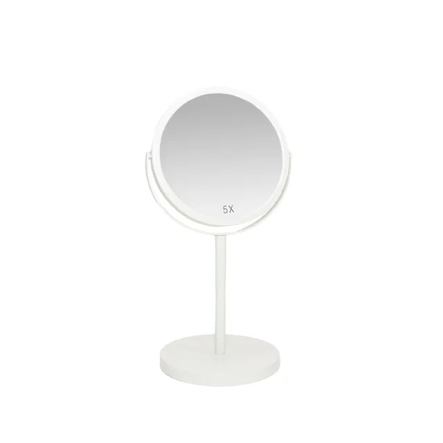 Andrea House Baño miroir sur pied blanc mat