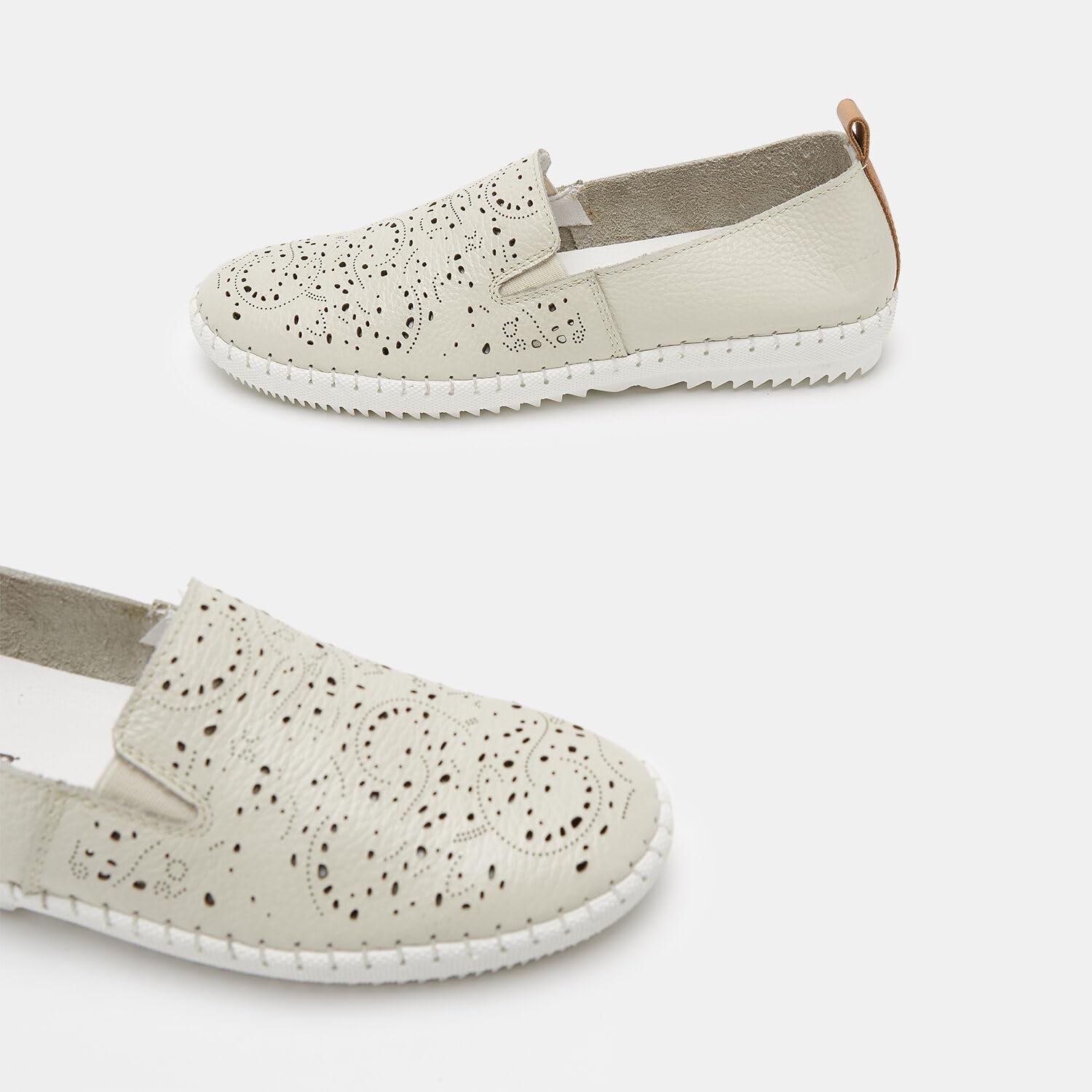 Bata Mocassins Cuir ajouré mocassins femme cuir