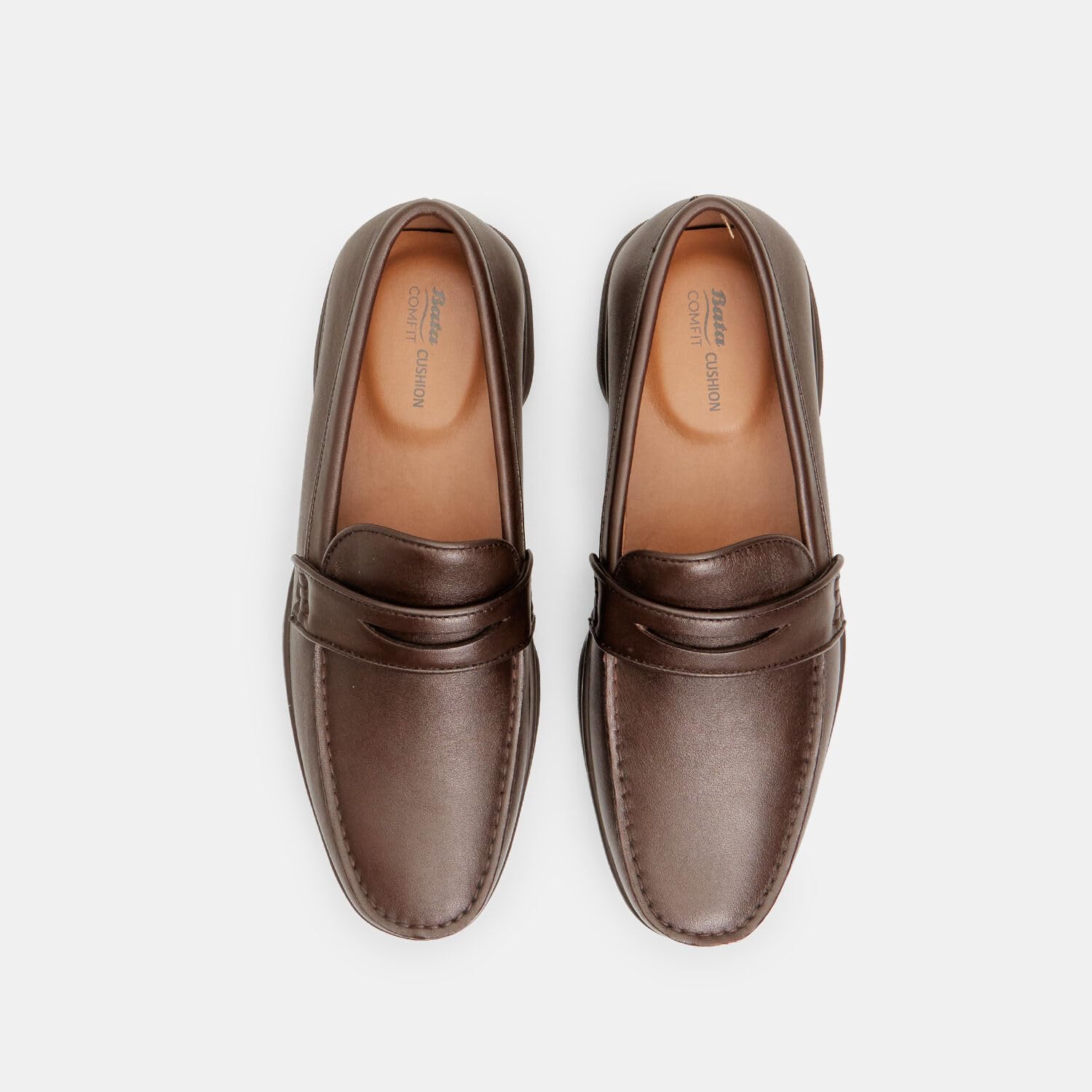 Bata Comfit Mocassins Homme Cuir confort doublure daim