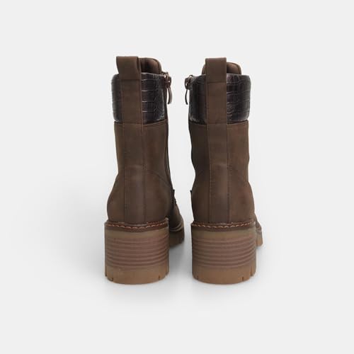 Bata Weinbrenner bottines femme cuir marron talon moyen