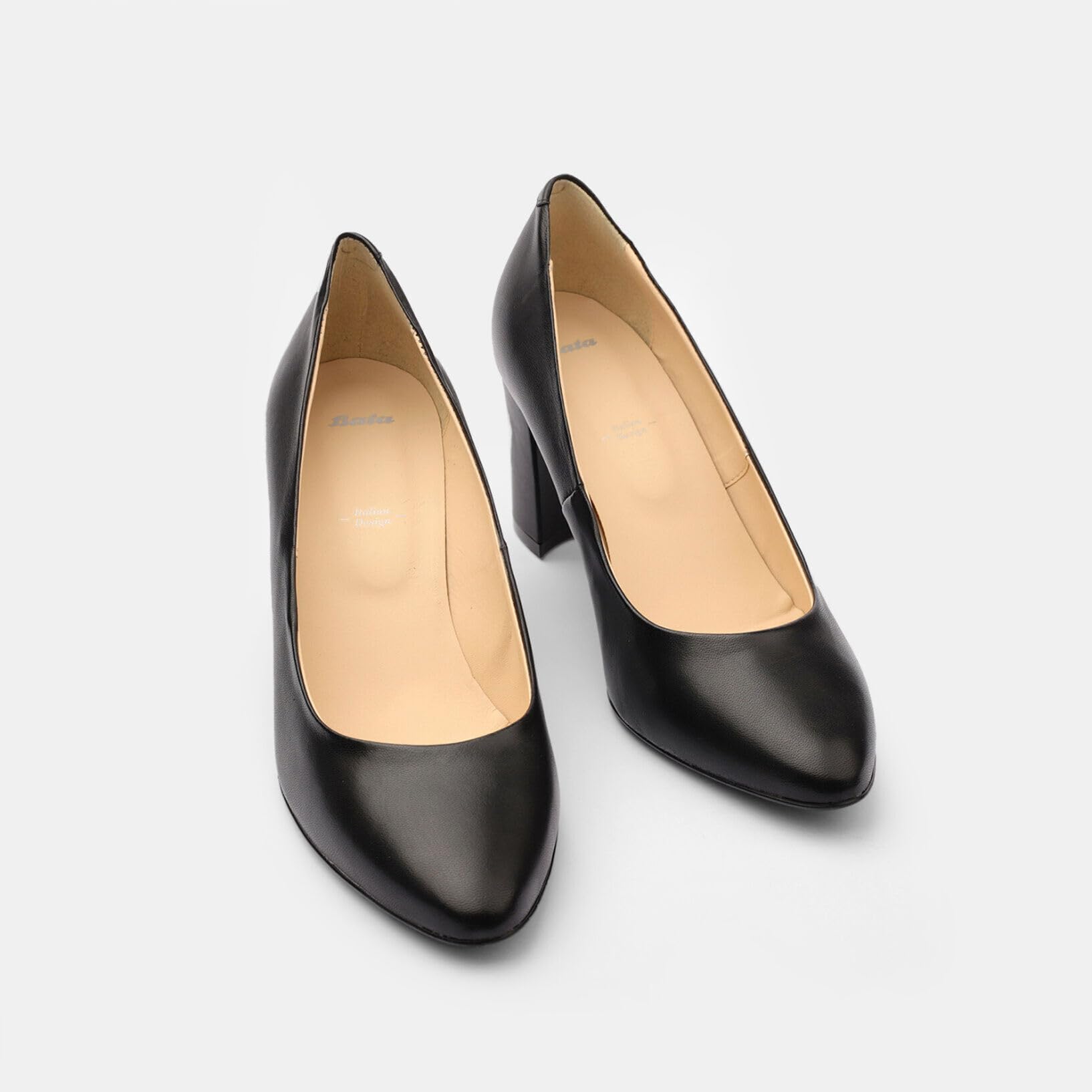 Bata Chaussures à talons escarpins cuir talon 7,5 cm
