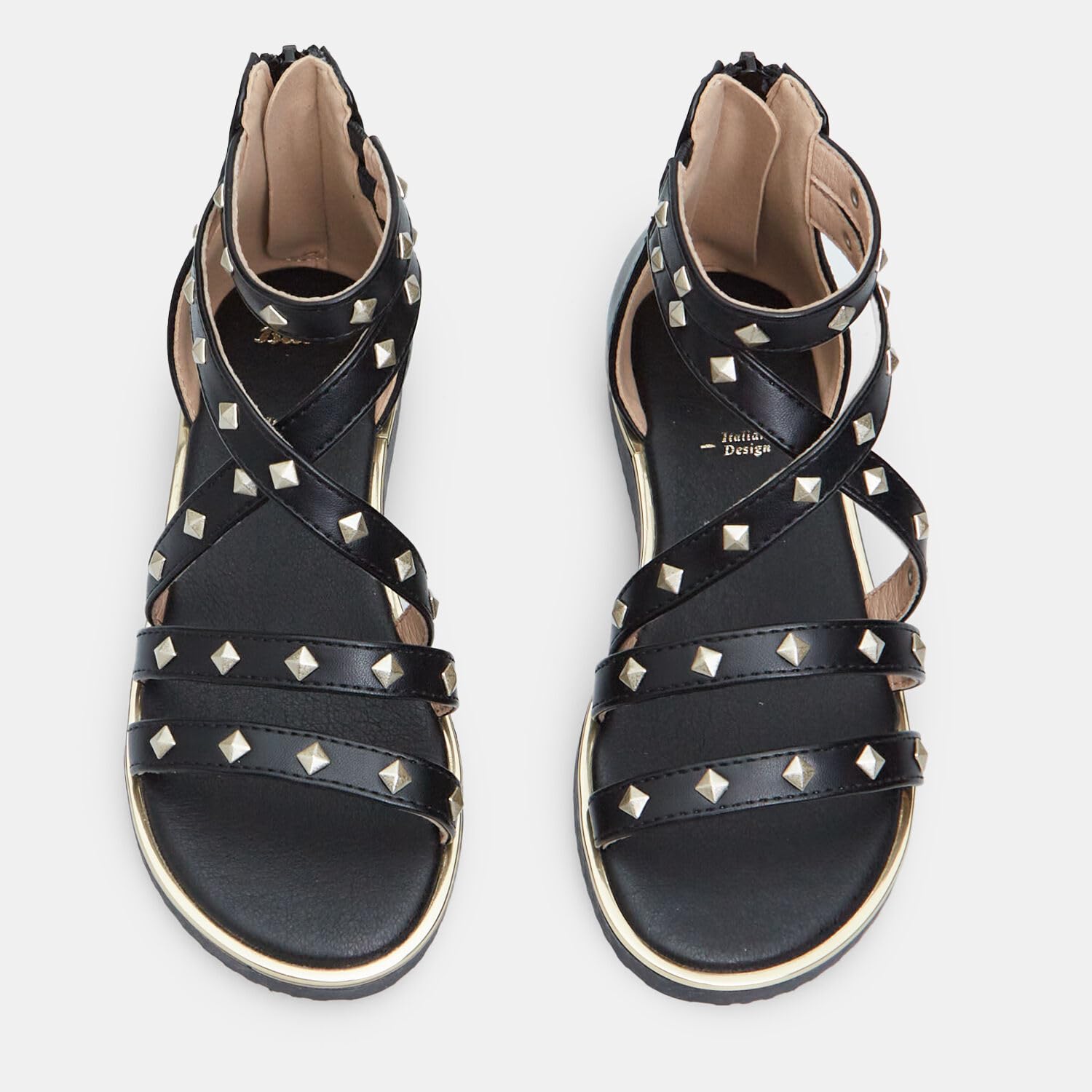 Bata Sandales Fille Zip Plates Confort Été
