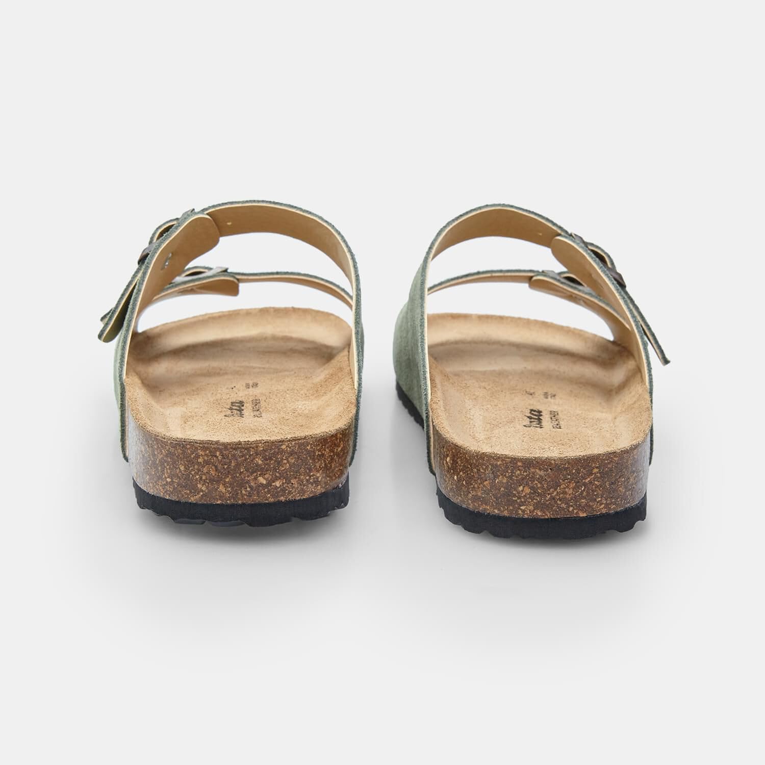 Bata Mules suède femme marron sandales plates
