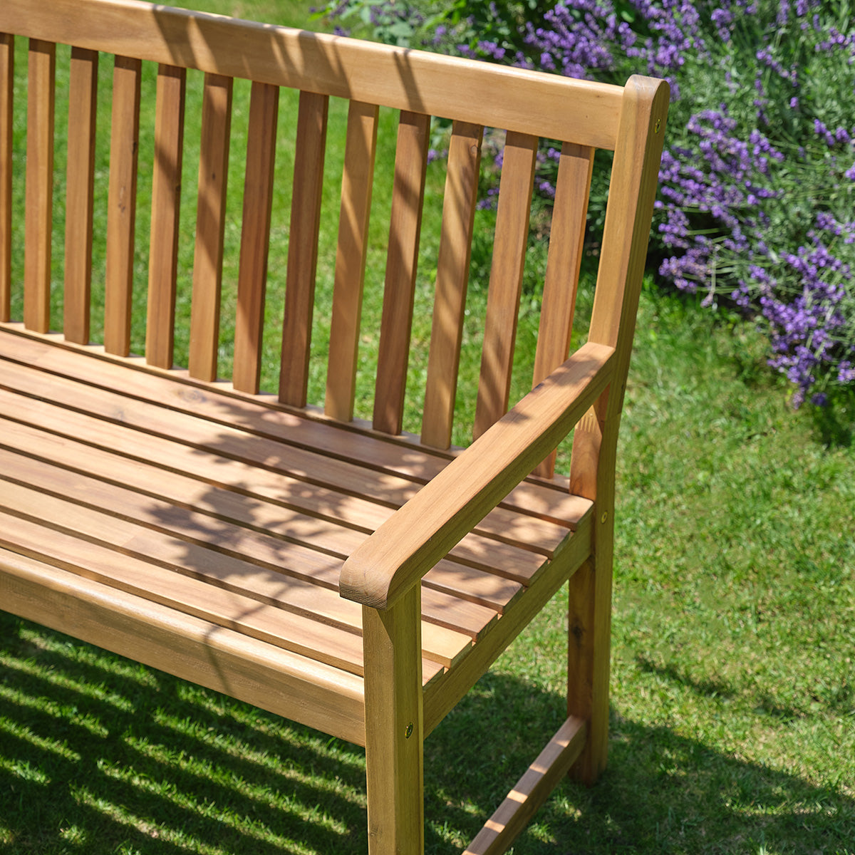 Berah Getah MILOS banc jardin acacia 120 cm 2 places