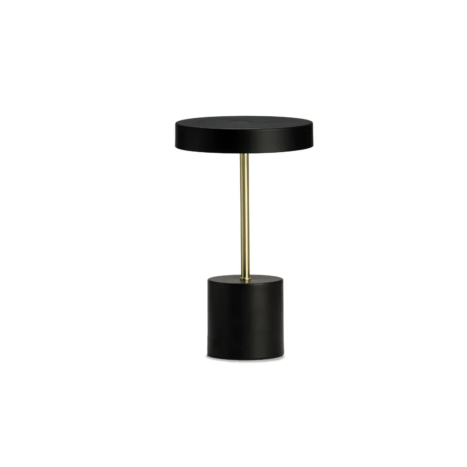 Andrea House Iluminación lampe table métal noir industriel