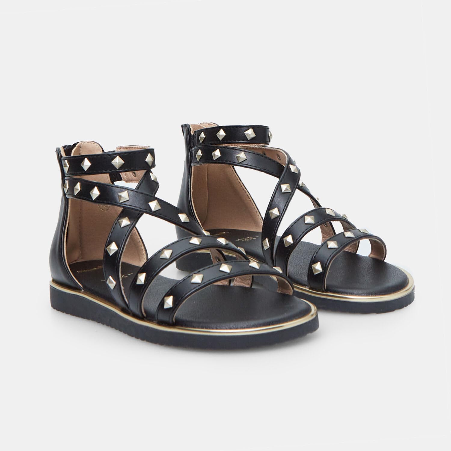 Bata Sandales Fille Zip Plates Confort Été
