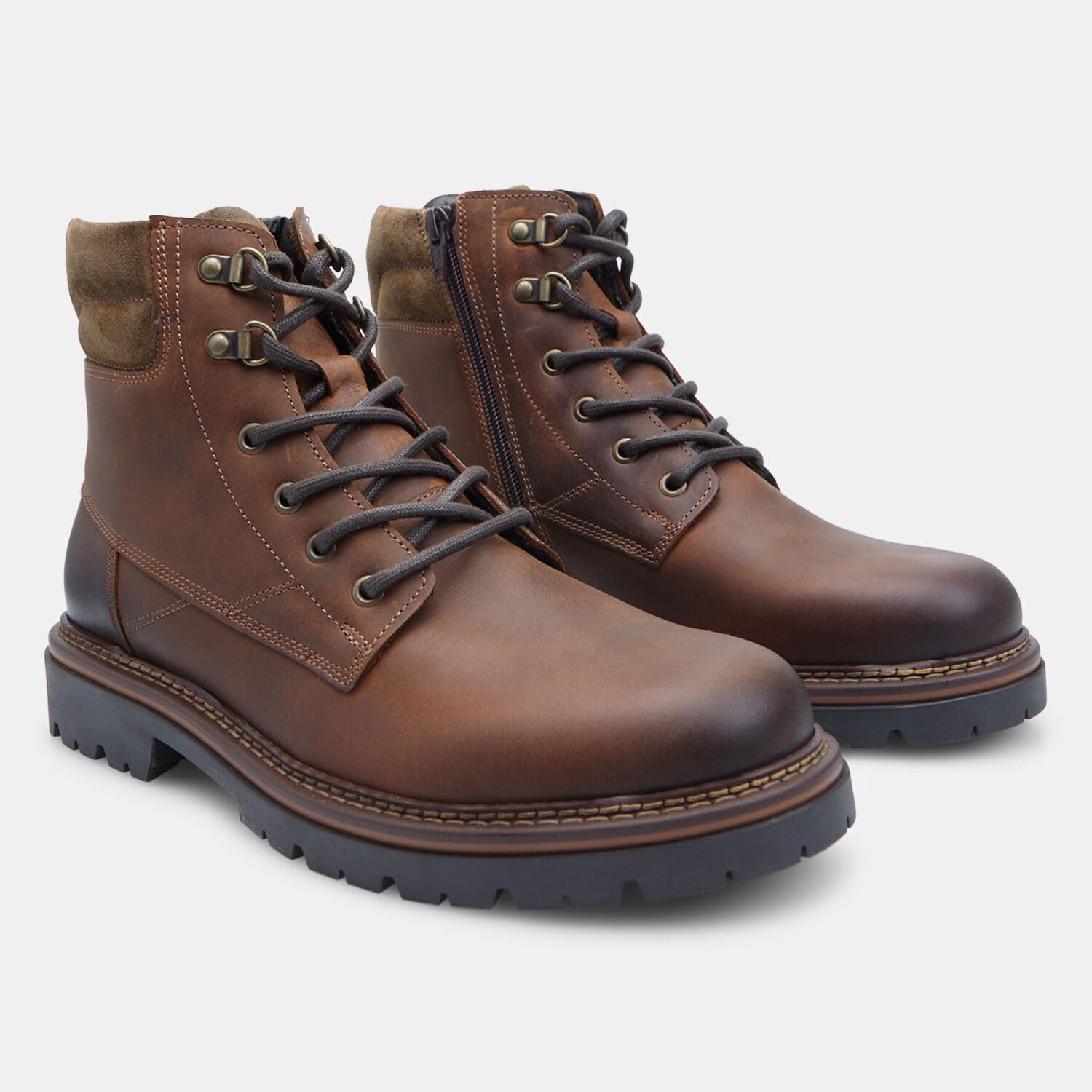 Bata Bottines lacets cuir homme élégante confortable