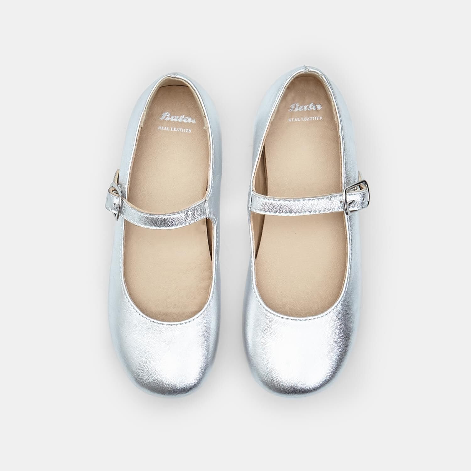 Bata Ballerines fille argentées 26 EU plates argent