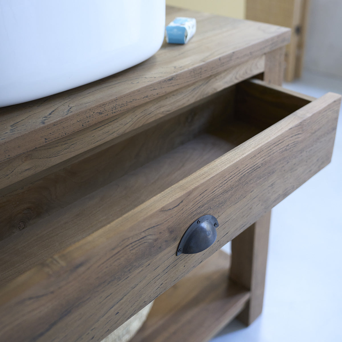Berah Getah AUSTIN meuble vasque teck recyclé 90 cm