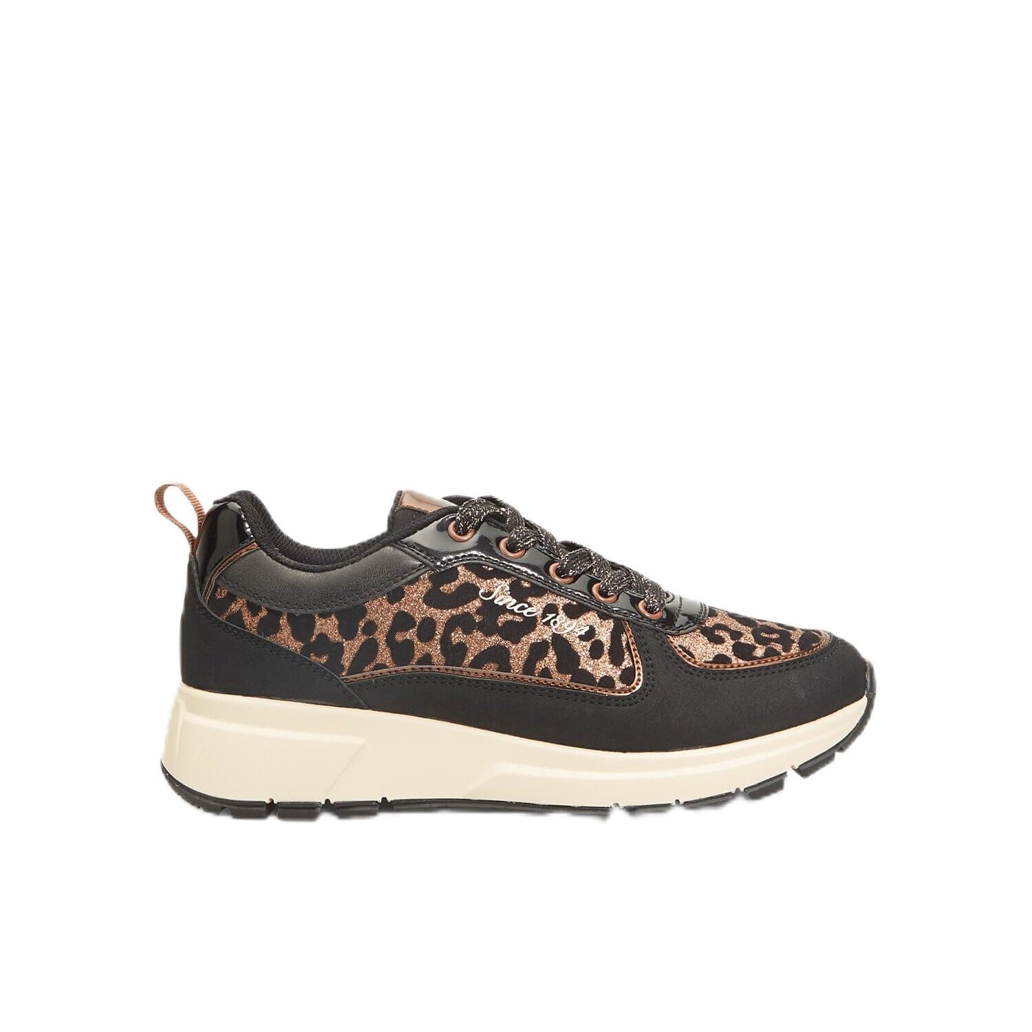Bata Sneakers Femme Animalier Baskets à Paillettes