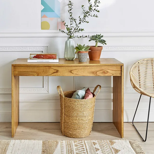 Berah Getah Tilo console mindi 120 cm naturelle