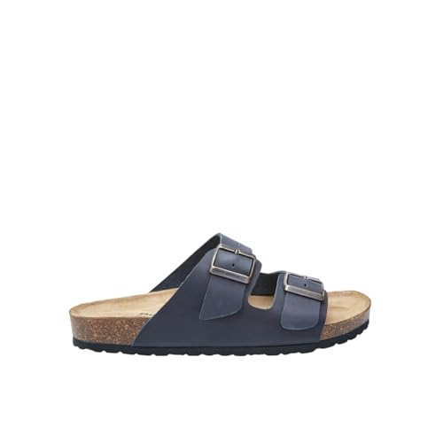 Bata mules homme nubuck marron confort