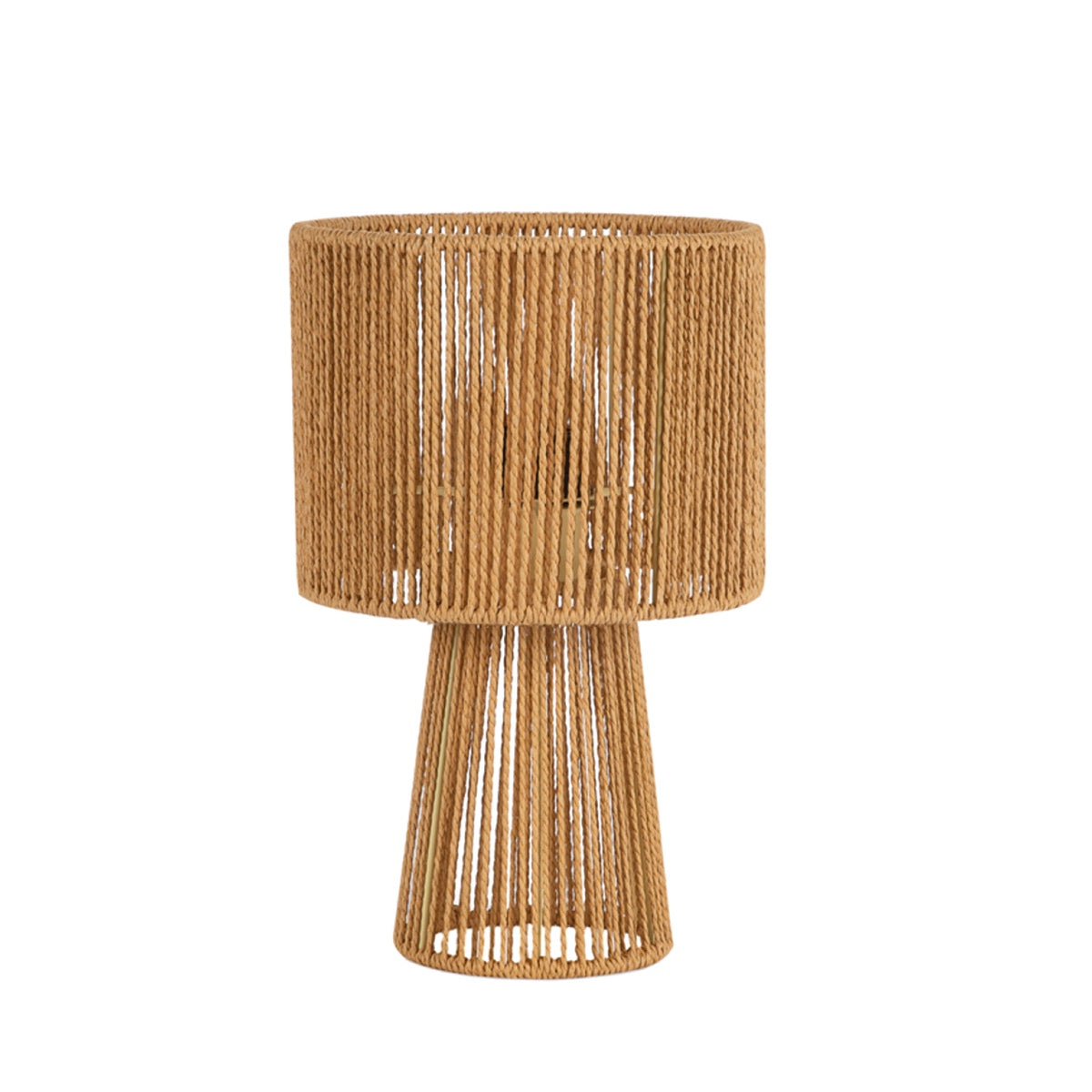 Andrea House Iluminación lampe de table fibre naturelle