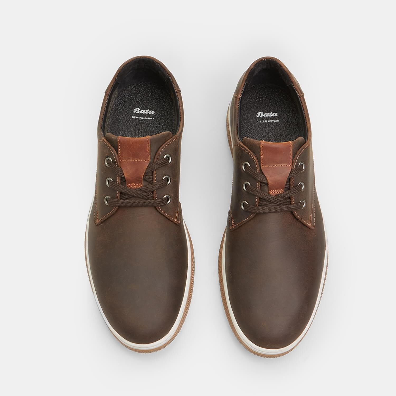 Bata Chaussures à Lacets Homme Nubuck Ville Confort