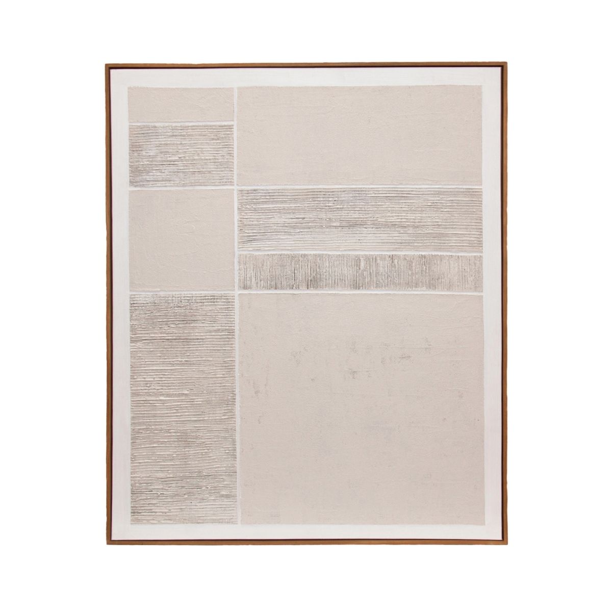 Andrea House Bergen tableau abstrait 80x100 cm neutre