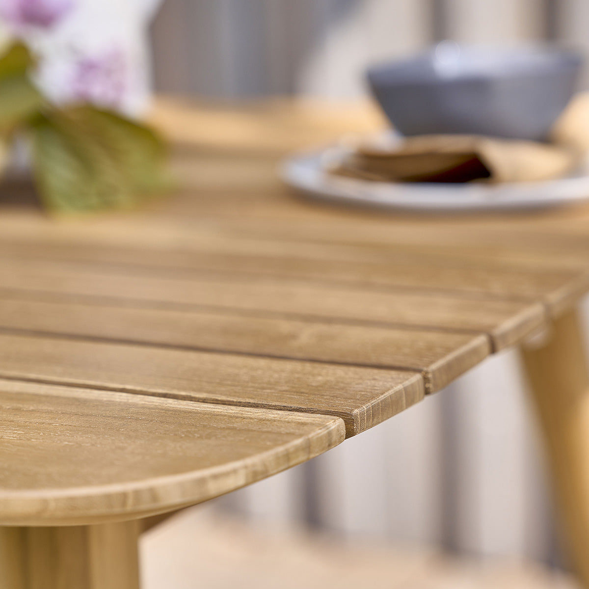 Berah Getah April table jardin teck 2 à 4 pers.