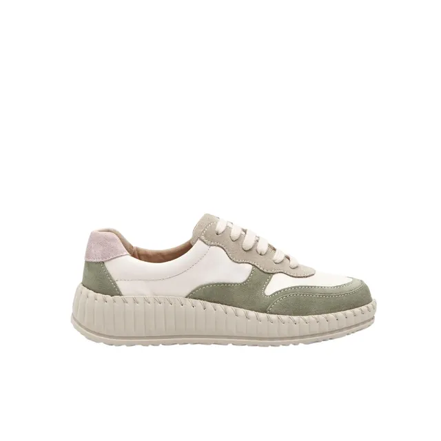 Bata Sneakers Femme Cuir et Daim Blanc 38