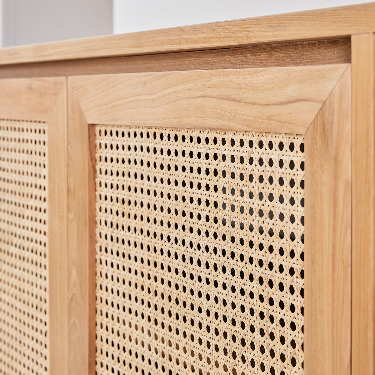 Berah Getah Eliott meuble vasque teck 145 cm cannage
