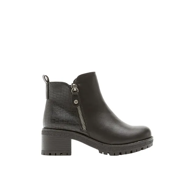 Bata Bottines Fille Simili Cuir 31 EU Zip Python