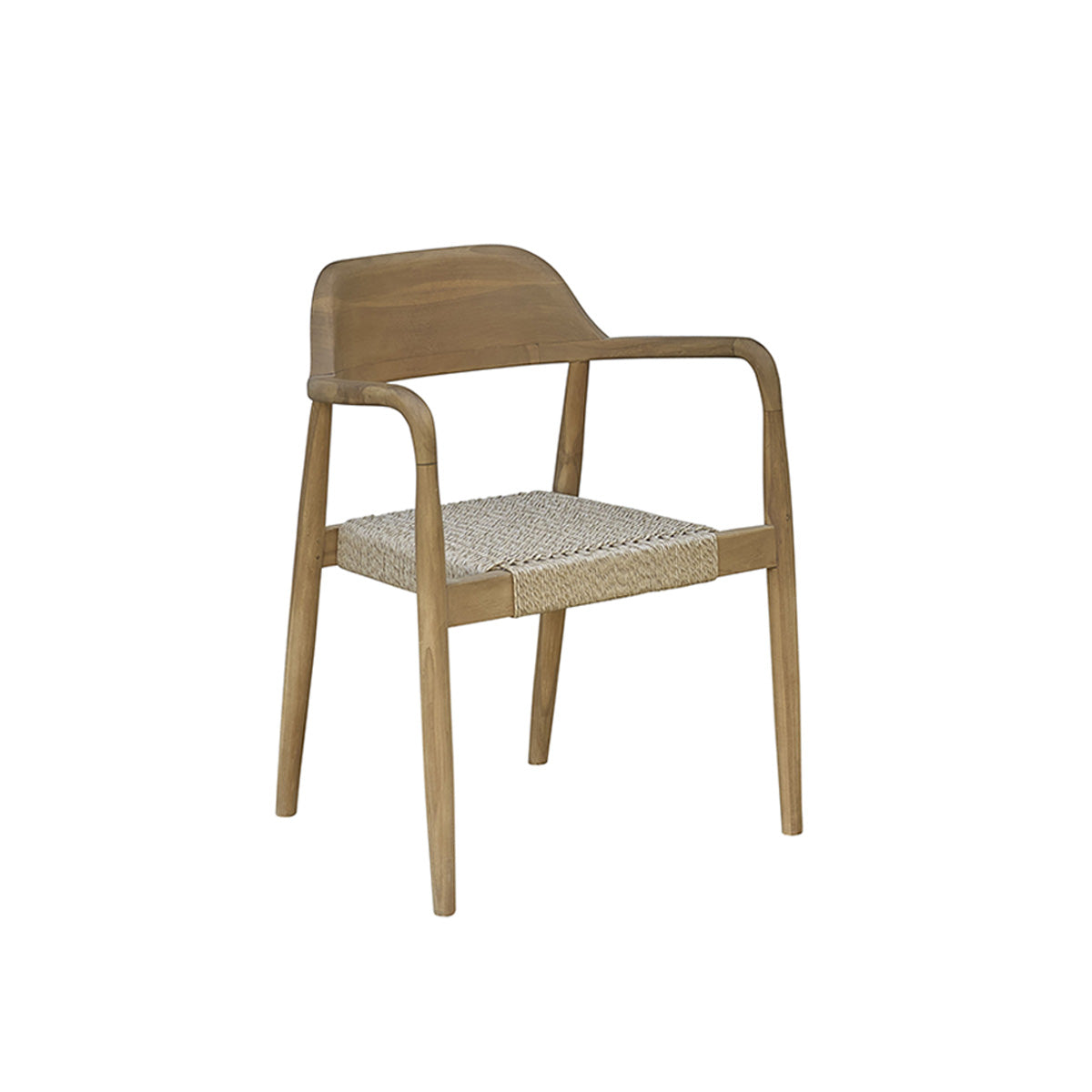 Berah Getah Alizé fauteuil jardin teck cordage