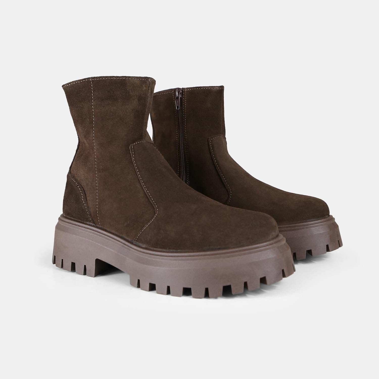 Bata Bottines femme daim confort quotidien