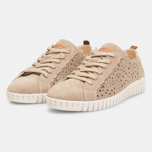 Bata Weinbrenner Sneakers femme cuir velours ajouré