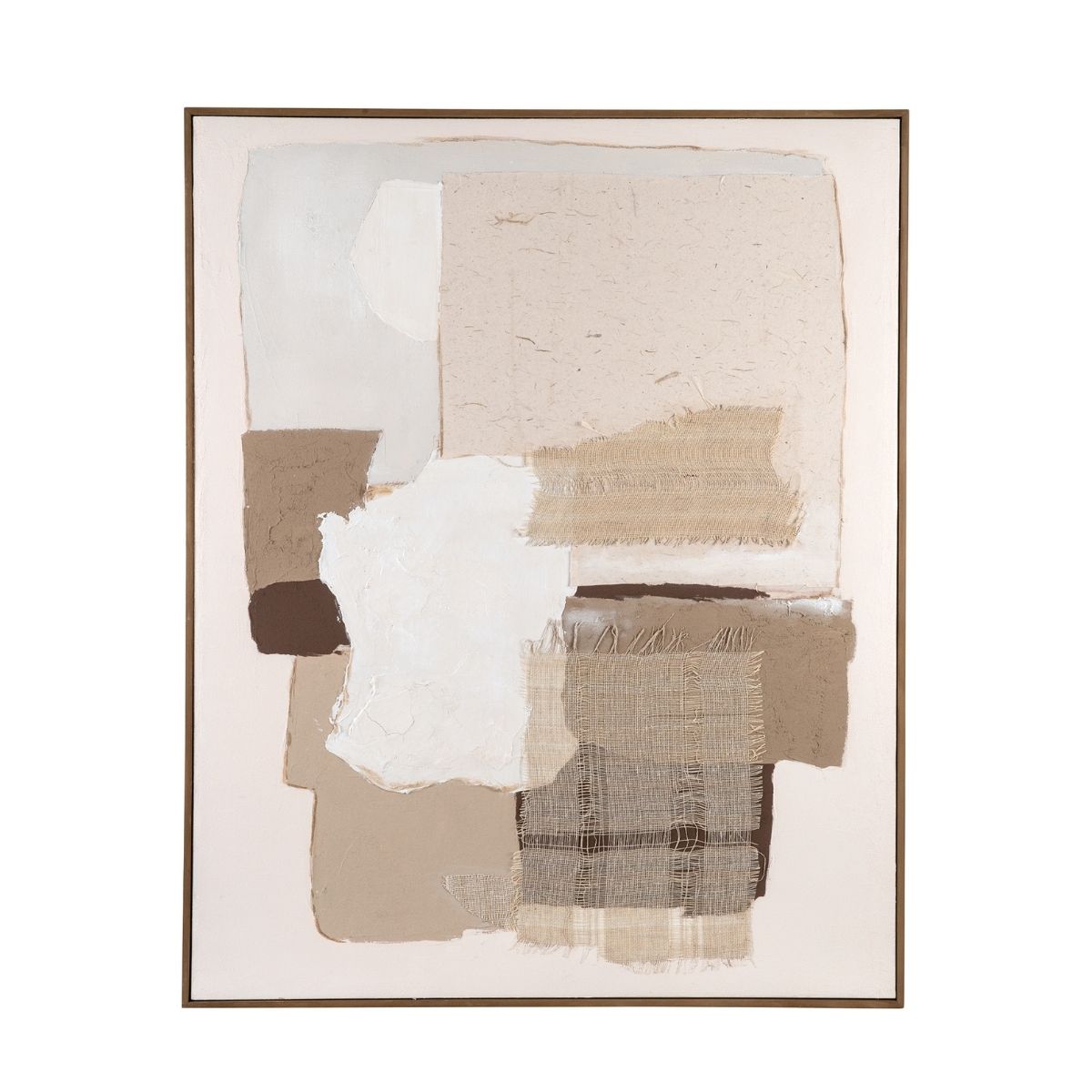 Andrea House Martinica tableau abstrait beige 80x100 cm