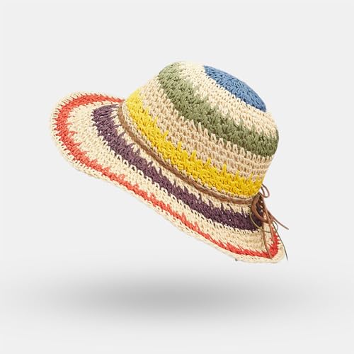 Bata Chapeau femme multicolore chapeau été