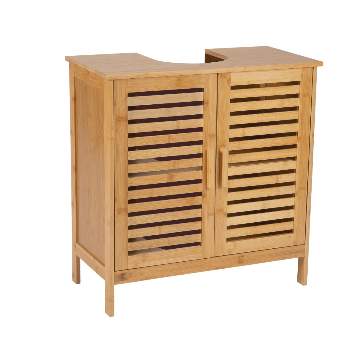 Andrea House meuble sous lavabo bambou nordique salle de bain