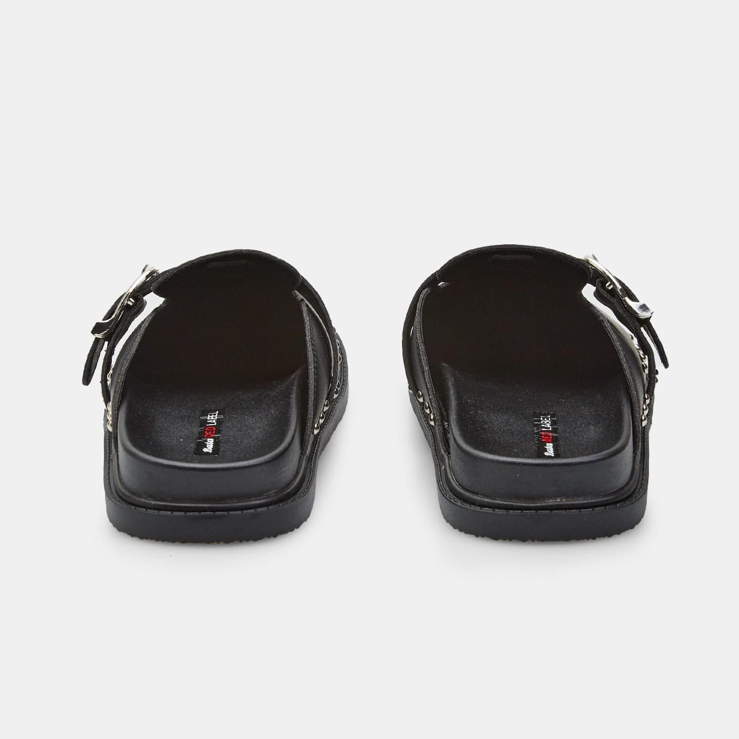 Bata Mocassins Femme Boucle Clous Noirs - Mocassins plats