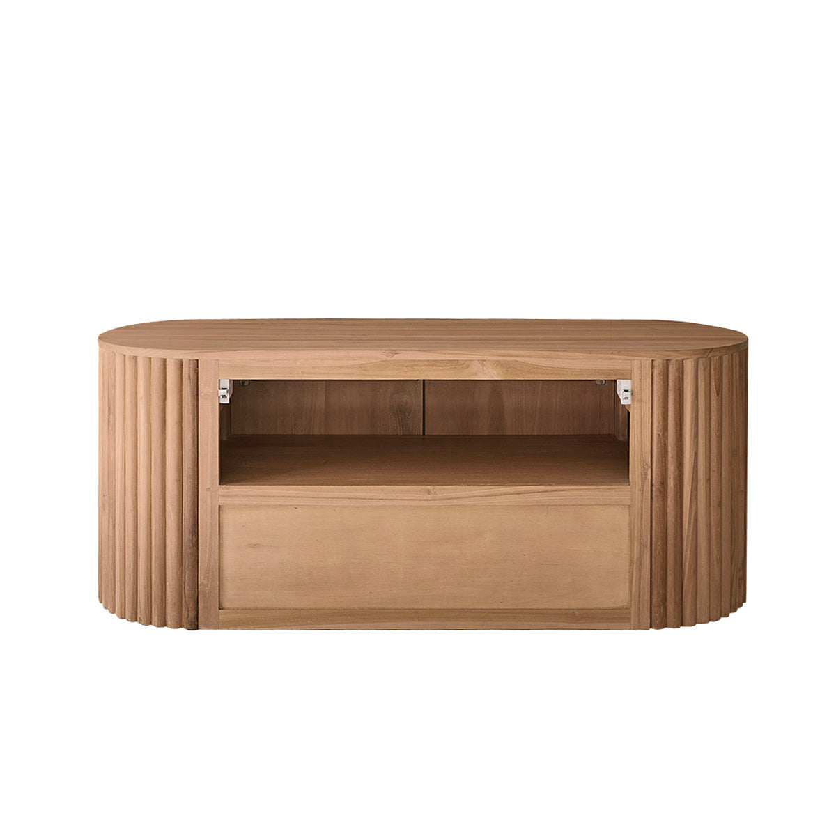 Berah Getah Belize meuble salle de bain teck 140 cm suspendu