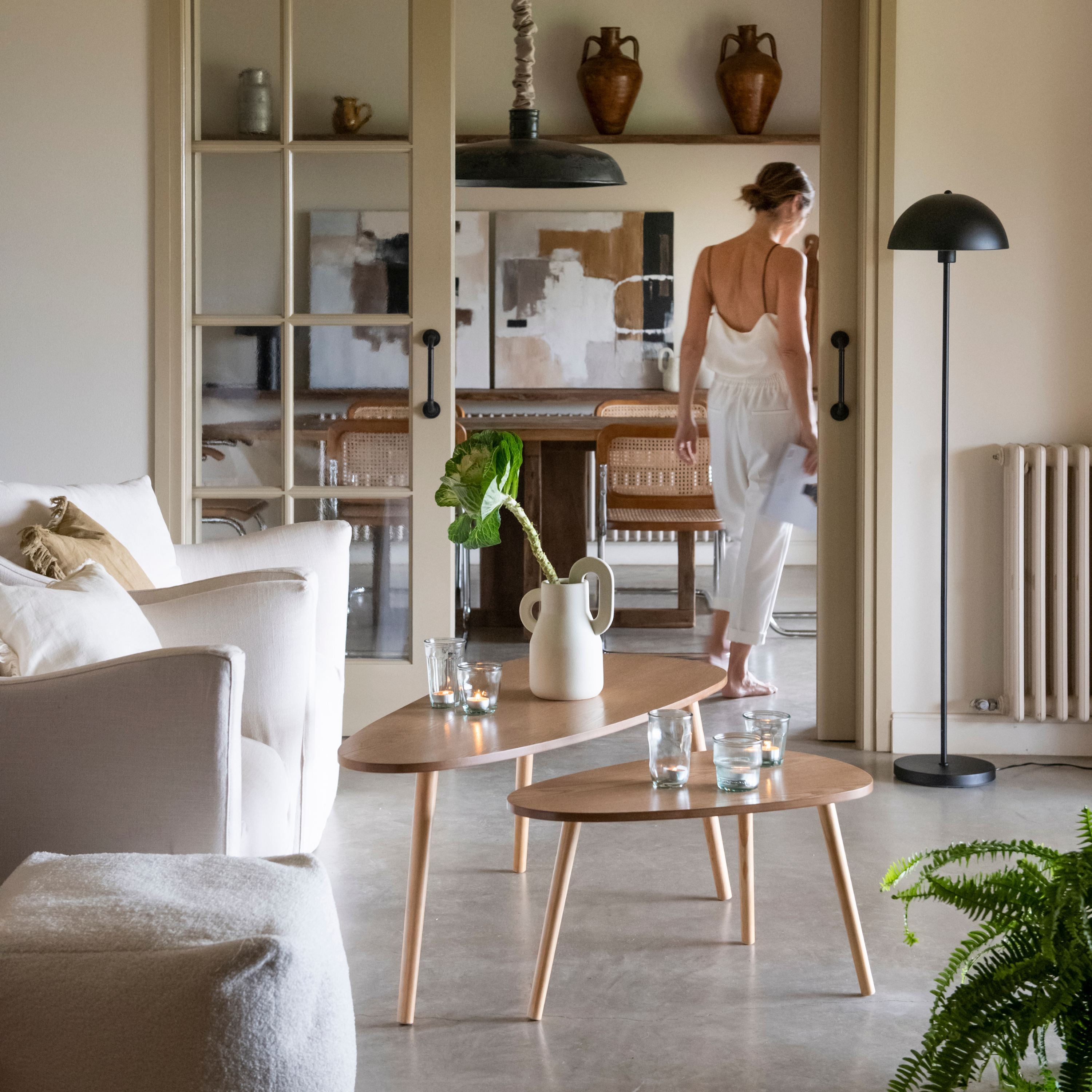 Andrea House Mueble table basse bois moderne salon