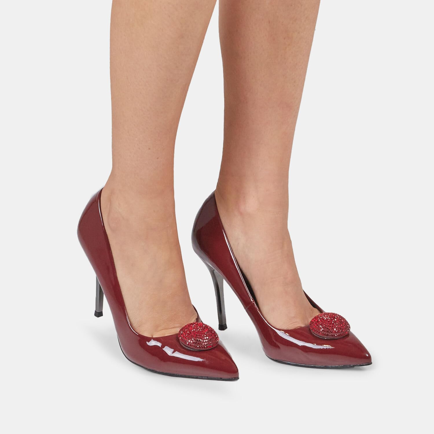 Bata Escarpins Bijou talon doré femme