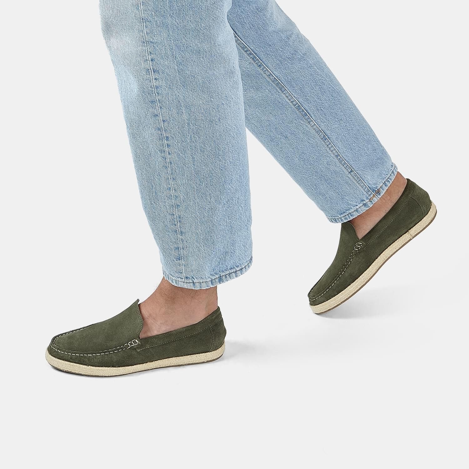 Bata Mocassins homme suède élégants confortables