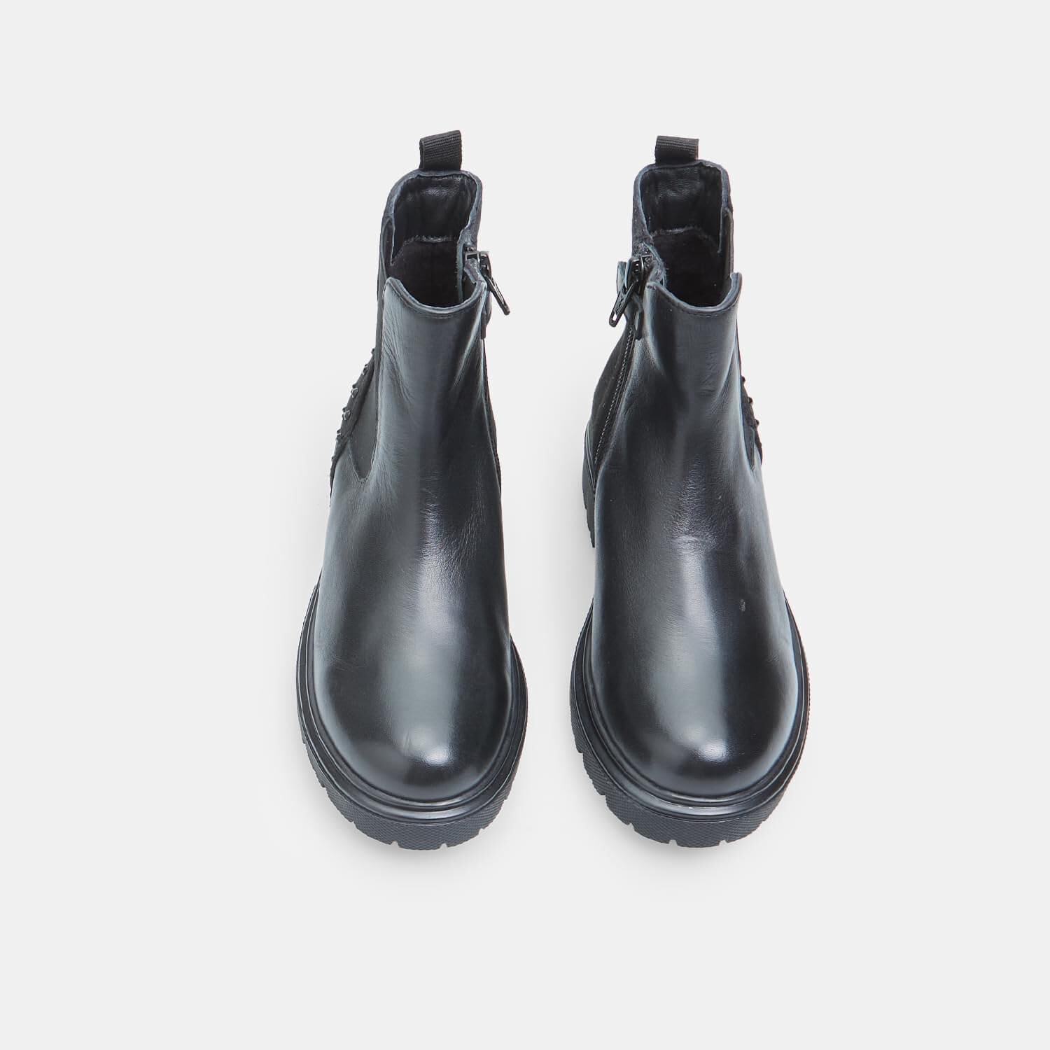 Bata Boots Fille Cuir 31 EU Bottes Zip Respirante
