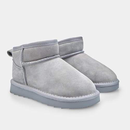 Bata Bottines fille bottine fourrure Grigio 33 EU