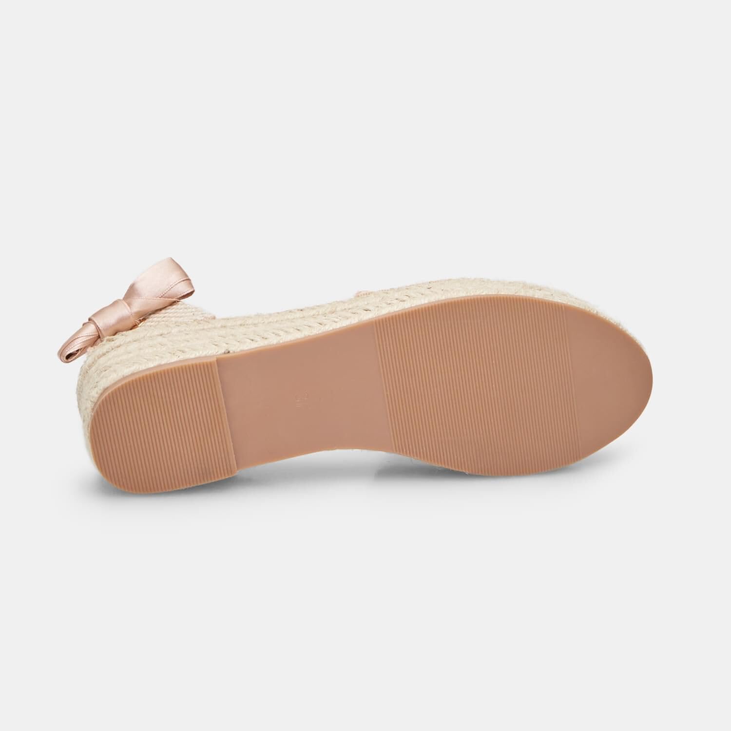 Bata Espadrilles femme compensées 6 cm beige