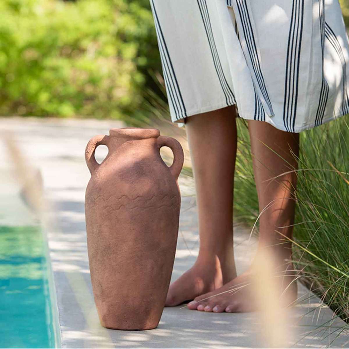 Andrea House Maó vase céramique terracotta 37,5 cm