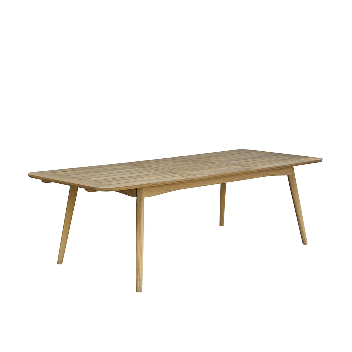 Berah Getah Aube table de jardin extensible teck 6/8 pers