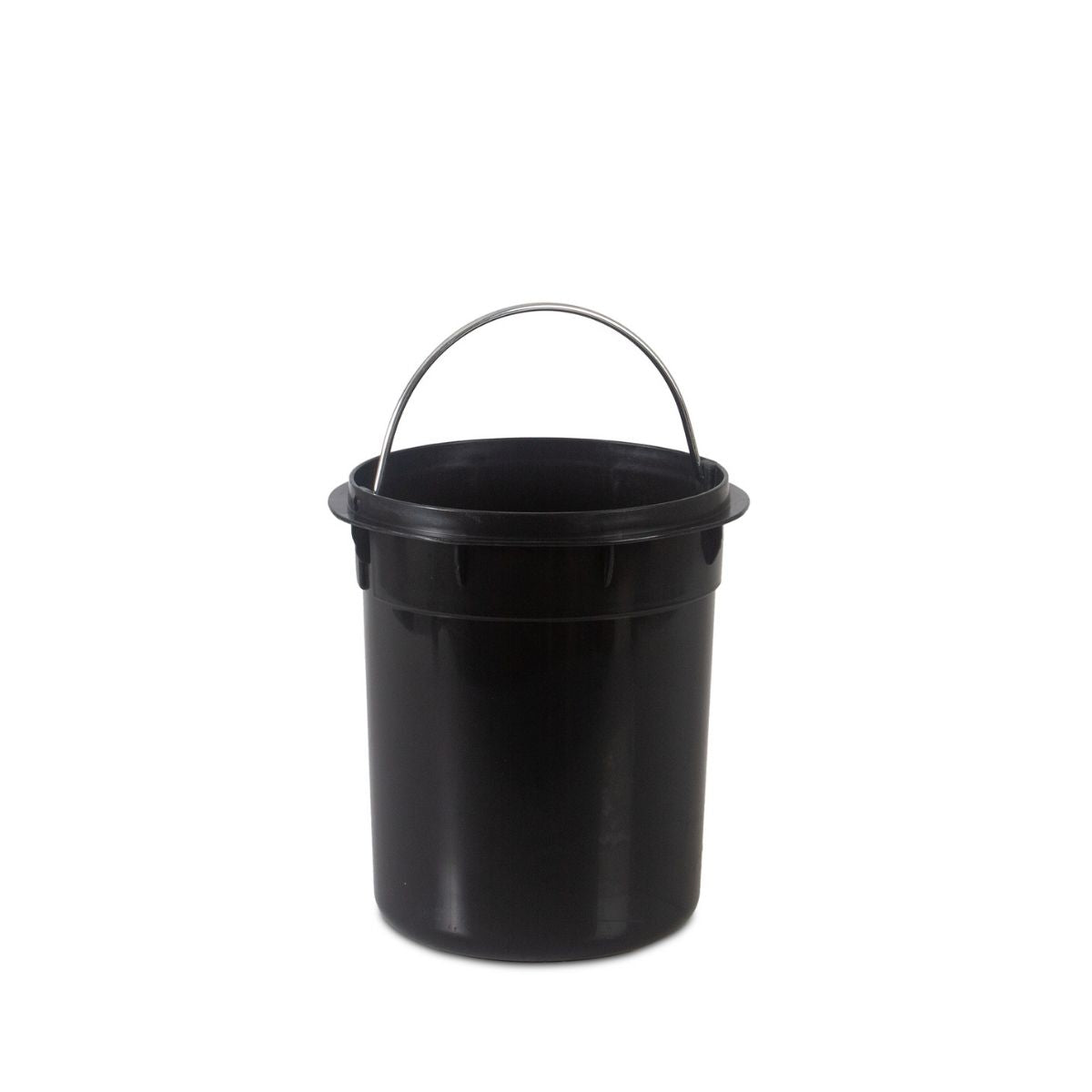 Andrea House Baño poubelle à pédale blanc 3L métal
