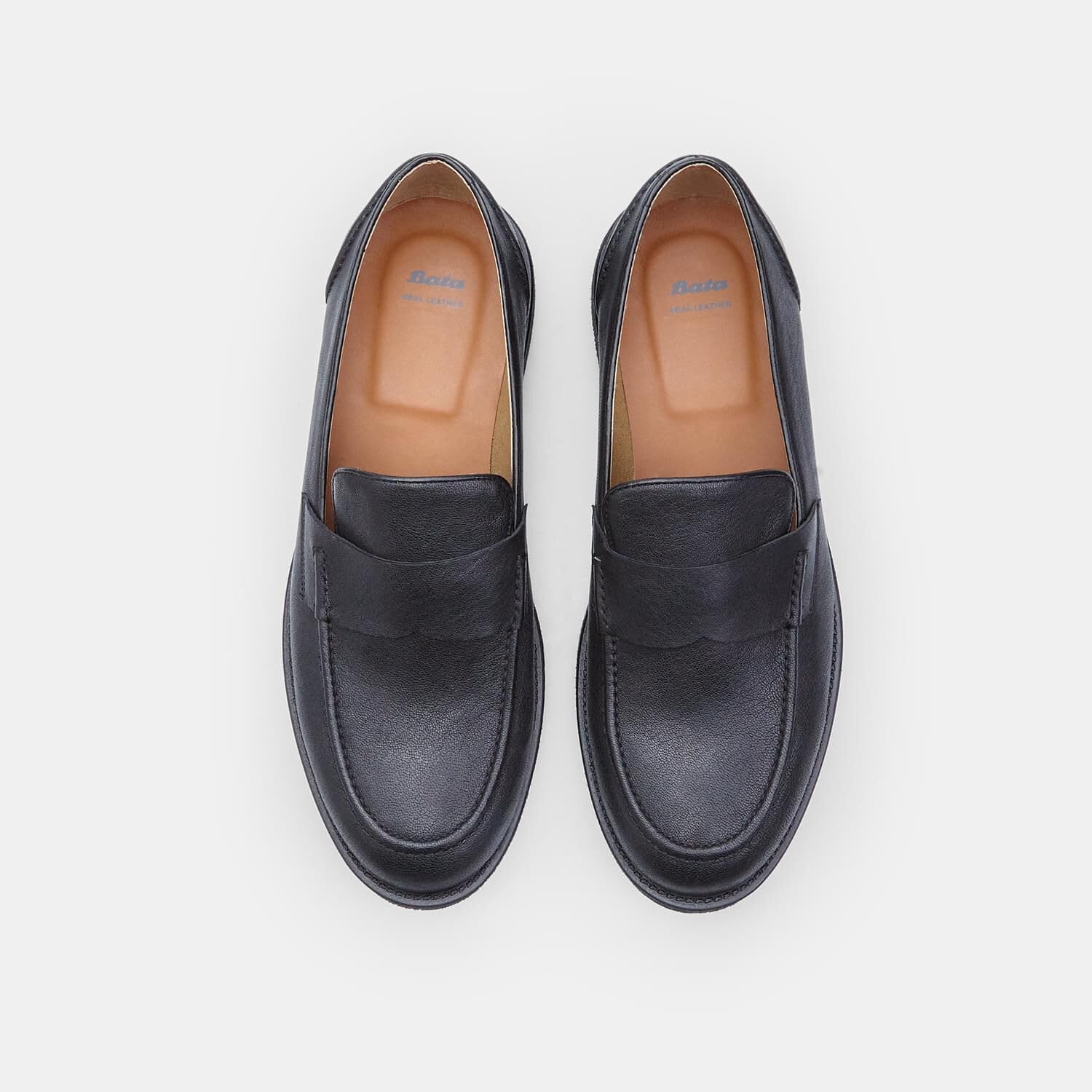 Bata Mocassins homme cuir confortables élégants