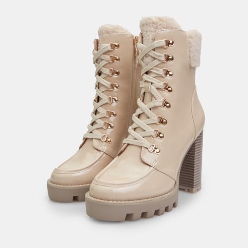 Bata Bottines Femme Talon Haut Teddy à Lacets